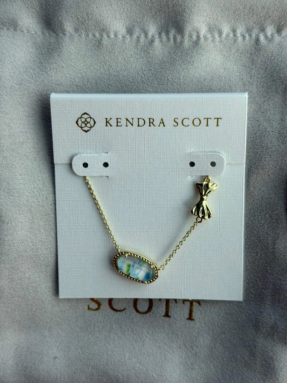 Kendra Scott Blue Pendant Necklace